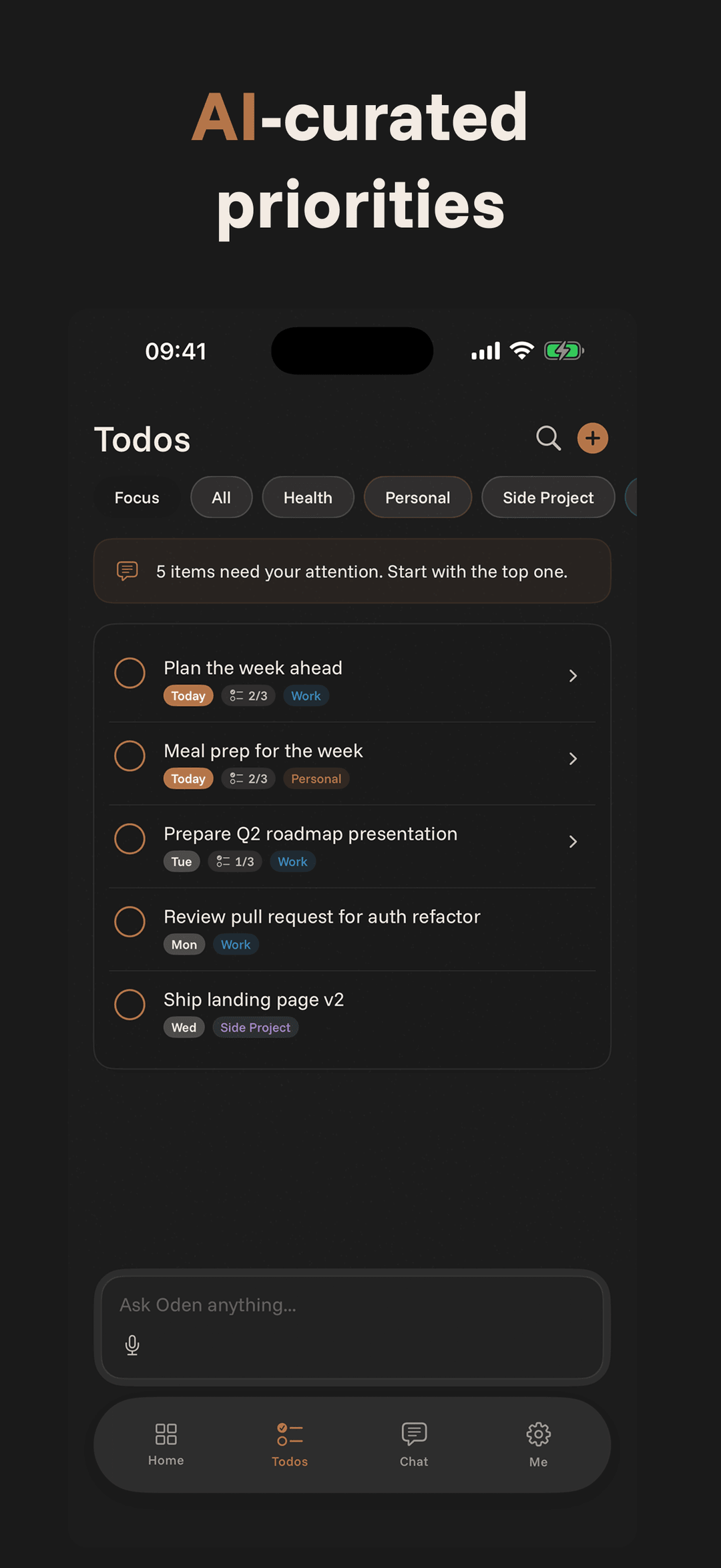 Oden Focus screenshot